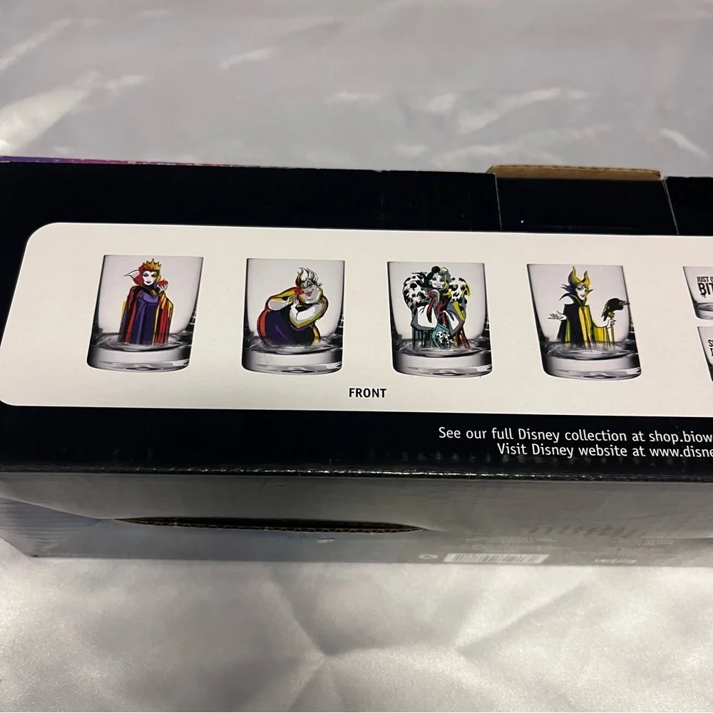 New in Box: Disney • Villains Glass Set‎ of 4